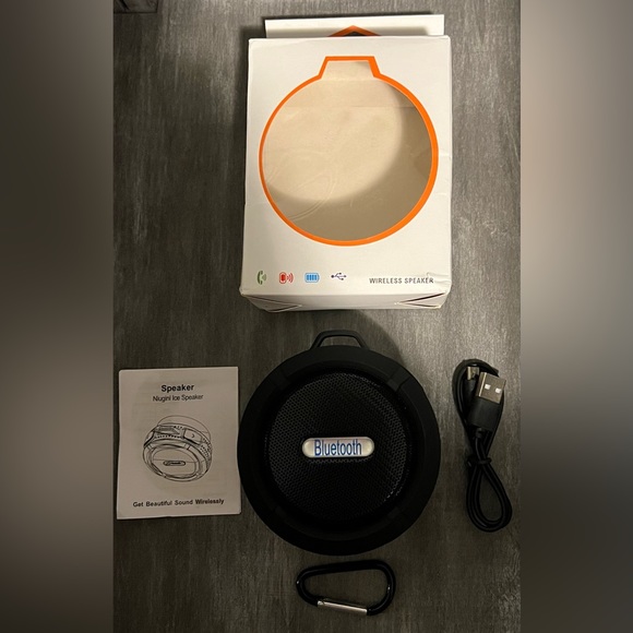 Wireless Speaker, Black, Great for Outdoor or Shower or Inside, Model:  C6 - Picture 2 of 12